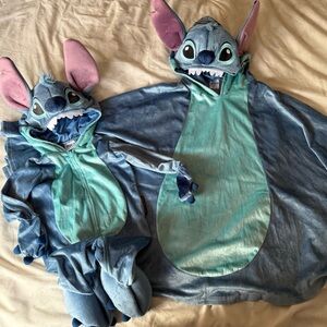 Disney Stitch costume for baby and adult Stitch poncho